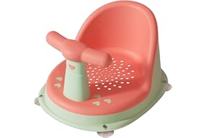 Fukamou Seggiolone per Vasca Seduto | Seggiolino da Bagno per Neonato Supporto per Vasca da Bagno per Neonato con Supporto per Schienale e Ventose - 6-18 Mesi Sedia da Bagno per Vasca da Bagno, sedie