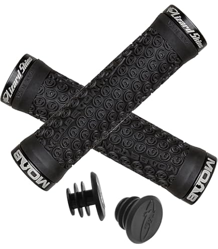 Manopole LIZARD SKINS PEATY SIGNATURE Lock-On Grigie - Foto 9