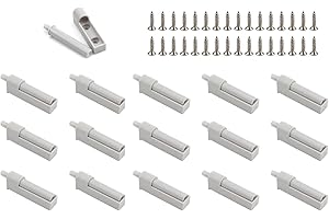 PARFCO Amortisseur Tiroir, 16 Pièces Amortisseur Tiroir, Rénovation à Fermeture Douce, Tête en Caoutchouc Souple, Amortisseur Porte Placard, pour Armoires, Placards, Tiroirs et Portes