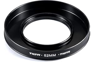 Tilta 52mm Lens Attachments Adapter Ring for MB-T15 Mini Clamp-on Matte Box Camera Lens Adapters MB-T15-52