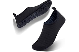 FELOVE Chaussures de Courir Plage Plongée Chaussures Surf Rock, Chaussures Snorkeling, Chaussures Pieds Nus, Pantoufles, Chaussures de Yoga pour Hommes et Femmes, Neopre éponge Sole Chaussures de Plage