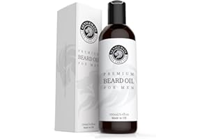 Gentlemans Face Care Club Beard Oil - 100ml XL Bottle - Non Greasy Conditioning Beard Oil For Men - Great Gift For Men With A Beard