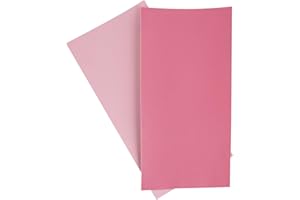 Surriba Lot de 2 patchs autocollants en cuir synthétique rose 10 x 20 cm