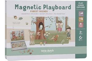 Little Dutch Forest Friends 7253 - Caja de juego magnética