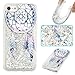 Produktbild Ooboom® iPhone 5SE Hülle TPU Silikon Bumper Schutzhülle Handy Tasche Case Cover mit Funkeln Glänzend Bling Glitter - Traumfänger Blau