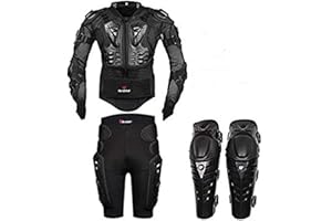 AKAUFENG Motorrad Protektorenjacke Protektorenhemd Motorrad S-5XL, MTB Protektoren Schutzkleidung Schutzjacke