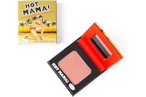 Thebalm Hot Mama! Shadow/Blush, Subtle Highlighter, Peachy-Pink Shade Travel-Size