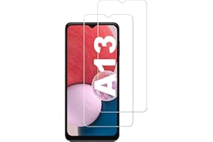 CRACKSIN Szkło ochronne kompatybilne z Samsung Galaxy A13, szkło zespolone, folia ochronna, prawdziwe twarde szkło hartowane 9H, krystalicznie przezroczyste, odporne na zarysowania, 2 sztuki