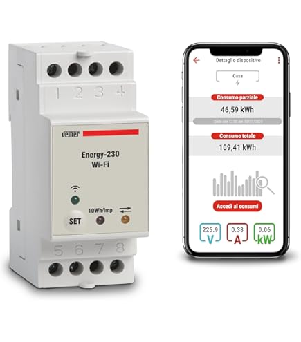 Contatore Energia Monofase ABB C11 - Per Utilità Domestiche, Garanzia Internazionale - Foto 10