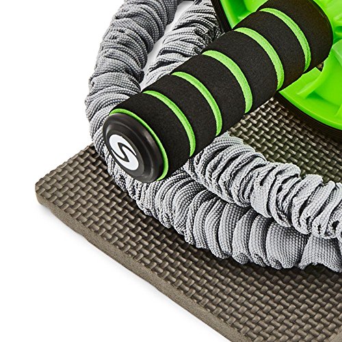 VERGLEICHSSIEGER: Innovativer Premium Bauchtrainer „Extreme Ab Roller“ von Sportastisch :: 2 hochwertige Widerstandsbänder ermöglichen anpassbare Unterstützung beim Bauchtraining :: Maximale Belastbarkeit: 150kg :: Doppel-Rollen für stabile und sichere Benutzung :: Knieauflage garantiert maximalen Komfort :: schnell aufgebaut ohne Schrauben :: perfekt für Bauchtraining zu Hause, auch auf Parkett :: kostenloser BONUS: eBook „Bauchtraining“ :: inklusive 3 Jahren Sportastisch Produktgarantie - 8