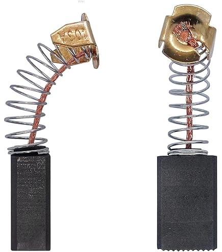 2 escobillas de carbón para motor, 5,4 x 11 x 16 mm, compatibles con martillo perforador Hilti TE7-C, sustituye a 326795 / con auto-stop