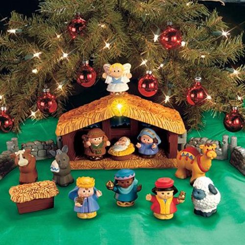 fisher price little people deluxe christmas story