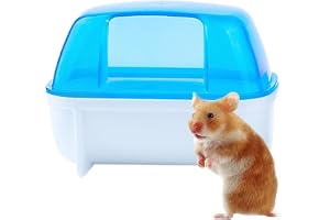 Hamster sandbadbehållare,Sandbad för hamstrar Slät Stabil Badkar Toalett