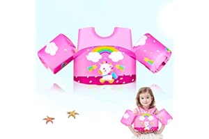 SPINNE LUCAS Schwimmflügel Kinder, Schwimmflügel Baby, Schwimmweste Baby, Puddle Jumper, Schwimmweste Kinder 2-6 Jahre, Schwimmhilfe Kinder 2-6 Jahre Jacke mit Sicherheitsschnalle und Armärmeln