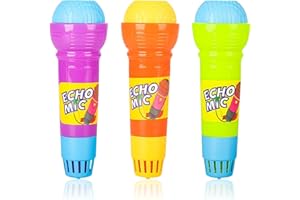 Embhlitfe Echo Microphone Toy for Kids - Voice Changer with 3 Pieces for Singing and Toddler Birthday Gifts for Boys Girls