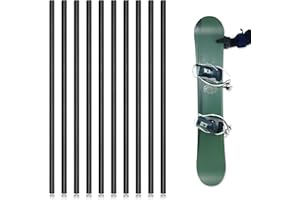 lasuroa Kit Mantenimiento Esquí Ptex de 10uds, Palos de Reparación de Esqui de 6mm Kit de Reparación de Esqui Kit Mantenimiento Snowboard para Proteger Esquís y Tablas de Snowboard