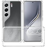 Tecno Camon 40 Pro ile Uyumlu Kamera Korumalı Airbag Antishock K&ouml;şe Korumalı Şeffaf Silikon Kılıf