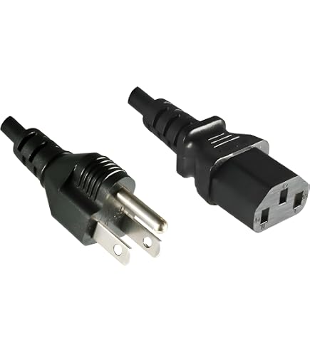 InLine Netzkabel 3m – Schutzkontakt Auf Kaltgerätestecker C13, Schwarz, Vergossen