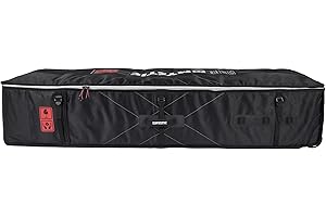Mystic Watersports - Surf Kitesurf & Windsurfing Gearbox Square Board Bag 1.45M Negro