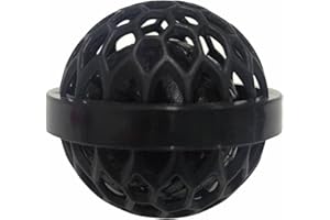 Revolution Studio The Cleaning Ball Best Dust Sucker Sticky Inside Ball Picks Up Dust, Dirt And Crumbs From Any Difficult Angles Inside Car, Bag, Suitcase, Purse, Backpacks Smart and Reusable, Black