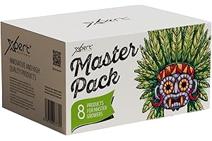 Xpert Nutrients Master Pack 8 x 250 ML - Pack Complet de Nutriments de A à Z, Les Meilleurs Ingrédients pour Vos Plantes Pendant Les Phases de Croissance et de Floraison