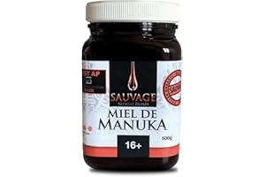 DR.THEISS Dr Theiss - Miel de Manuka Bio 16+ - Qualité Supérieure - Certifié Bio Ecocert, 500 g