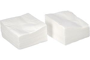 Morigami, Coktail, tovagliolo da 1/4 con bordo, bianco, 100 tovaglioli