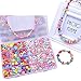 Eizur Stringing Perlen Spiel Schnürsystem Perlen Beads Spielzeug DIY Perlenschmuck für Kinder zum Basteln von Schmuck Ketten Armbändern Typ H - 720 Beads