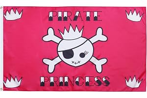 AZ FLAG Flagga Piratprinsessa 90x60 cm 100D Polyester 2 Öljetter