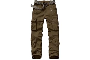Dam Cargo Army Combat arbetsbyxor med 8 fickor vardaglig bomull ripstop byggbyxor