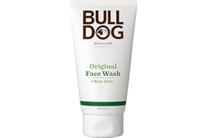 Bulldog Skincare Original Face Wash for Men, Men's Grooming, Men's Face Wash Cleanses and Helps Remove Excess Oils, 150 ml