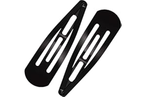 WILLBOND Horquillas de metal para el pelo, 30 unidades, de 8 cm, antideslizantes, accesorios para el cabello para niñas y mujeres