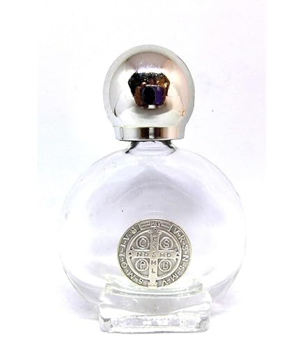 GTBITALY 90.294.90 008 Apparition Mère Maria De Lourdes Bouteille Bouteille En Verre Avec Bouchon Argent Pour L'eau Bénite