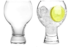 Wrenbury - Set di 2 bicchieri da gin da gin con sfera da 538,6 ml, colore: Spagnolo Copa Gin