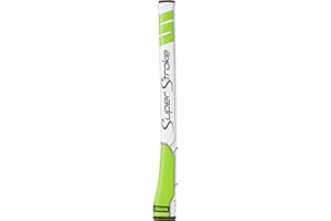Super Stroke Agarre para Putter de Golf Putters, Unisex, Verde Claro y Blanco, WristLock