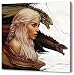 Produktbild Game of Thrones Format: 70x70cm, Leinwandbild auf Holzrahmen gespannt, Leinwandbild, 1A Qualität zu 100% Made in Germany! Kein Poster Kein Plakat! Echtholzrahmen mit beigelieferten Zackenaufhängern. Fertig bespannt, Sofort dekorieren. Drei verschiedene Größen.