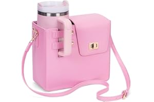 Orgonite Przenośna torba na ramię Stanley Sport torba na ramię, Stanley Cup, torba na butelki z wodą, torba do przenoszenia akcesoriów Stanley Cup, A01 różowy, casual