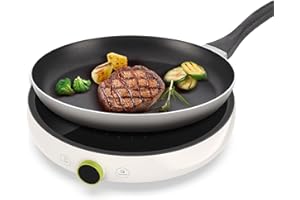 ‎TOKIT TOKIT Intelligente Portable Induktionskochfeld - Heizstufe von Stufe 1 bis 99, mit OLED Display, Rutschfeste Unterseite, Manuelle Steuerung über die Xiaomi Home App, Anpassung des Kochmodus (2100W)