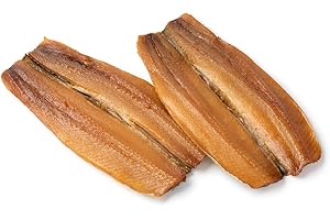 LONDON GROCERY Premium Smoked Kipper Fillets 3kg | Frozen & Vacuum-Packed Herring Fillets | Naturally Smoked | Rich in Omega-3 | Ready to Cook | Ideal for Restaurants & Home Use