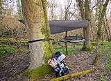 Semptec Urban Survival Technology Hängematte aus Fallschirmseide mit Moskitonetz - 4