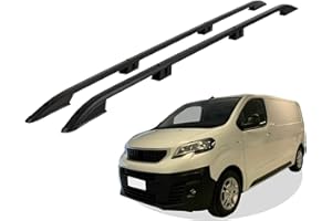 RC Royal Class Dachreling aus Aluminium eloxiert passend für Peugeot Expert L3 lang (LWB) Baujahr ab 2016 passgenau in Schwarz mit Allgemeiner Betriebserlaubnis (ABE)