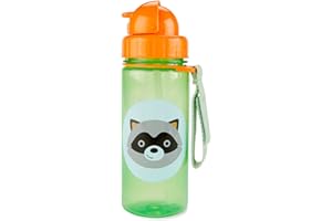 Skip Hop Zoo - Botella con pajita, diseño de mapache