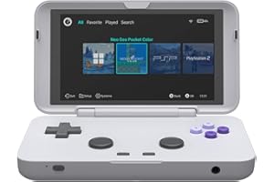 retroid Handheld Pocket Flip 16BitUS Console di gioco con processore 8-core 4G LPDDR4x RAM 128GB eMMC Android 11 WiFi BT5.0[RETROID-FLIP-16BitUS]