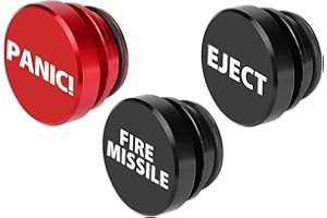 EEEKit Tappo di Copertura per Accendisigari, 3 Pezzo Alluminio Sigaretta Accendisigari Coperchio 12V Socket Cover Accessori Adatto Veicoli Autos Boats