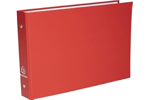 Exacompta - Réf 51059E - Classeur rembordé Polypro - 2 anneaux ronds diamètre 25 mm - Dos 40 mm - Dimensions extérieures: 16,5x24cm - Formats à classer 12,50x20cm et 14,8x21cm -5 couleurs aléatoires