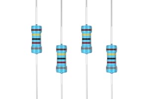 SCOOYUCK 100 szt. 82 Ω rezystor 1/4 W (0,25 W) 1% tolerancja metalowa folia oporowa