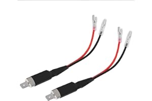 adattatore h1 + KIMISS Cavo di conversione LED H1, adattatore per cavo connettore connettore cablaggio conversione 2 pezzi per lampadine HID