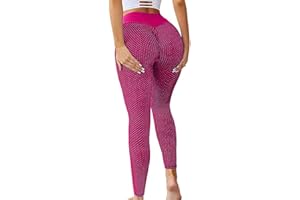 Memoryee Leggins Donna Sportivi Anticellulite Pantaloni Push up Booty Pantacollant Vita Alta Fitness Elastici Taglia Grossa Leggings Yoga