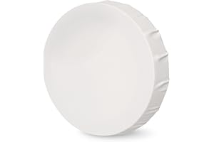 Honsell 12030-Telaio, Resistente Tela Pittura a Olio e acrilica e Tecnica di Stencil, Cotone, White, diametro de 30 cm