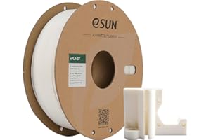 eSUN Super Tough PLA Filament 1.75mm, 3D Printer Filament PLA-ST, Dimensional Accuracy +/- 0.05mm, 1KG Spool (2.2 LBS) 3D Printing Filament for 3D Printers, White